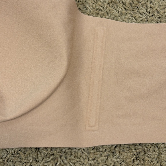 NWT HoneyLove Womens Silhouette Wireless Bonded Support Bra Sz L 38 B/C Sand - Picture 7 of 11